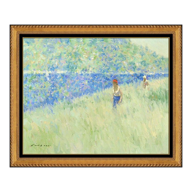Mid 20th Century Walking Through Reeds, Andre Gisson For Sale