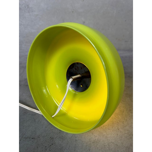 Vintage Mushroom Table Lamp in Glass, 1970s For Sale - Image 6 of 7