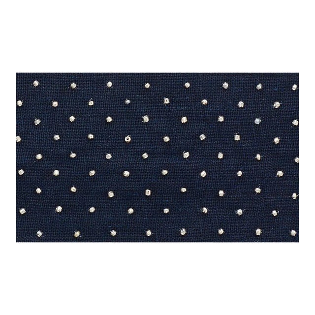 Sample - Schumacher Northern Lights Tape in Navy For Sale