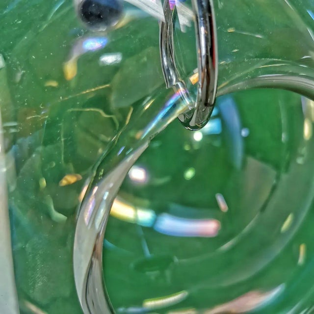 Spherical Glass Chandelier Mod. Sona Carlo Nason for Lumeform, 1973 For Sale - Image 8 of 9