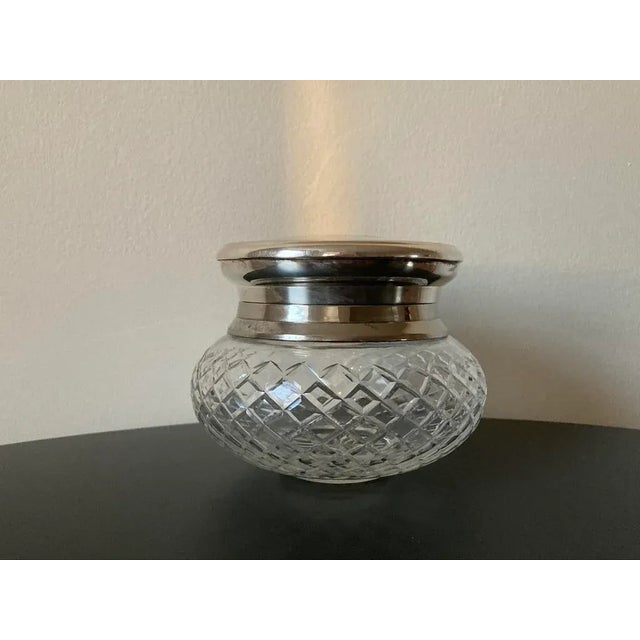Mid 20th Century English Art Glass and Silver Vanity or Jewelry Box For Sale - Image 12 of 12