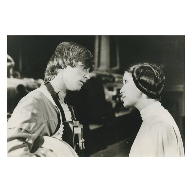 Star Wars Leia and Luke Filmstill, 1977 For Sale