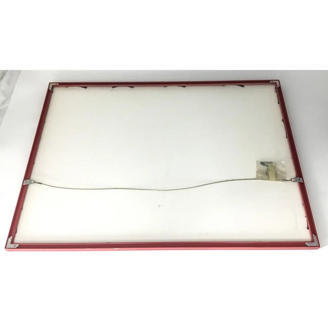 Blue Vintage Framed Print American Flag For Sale - Image 8 of 9