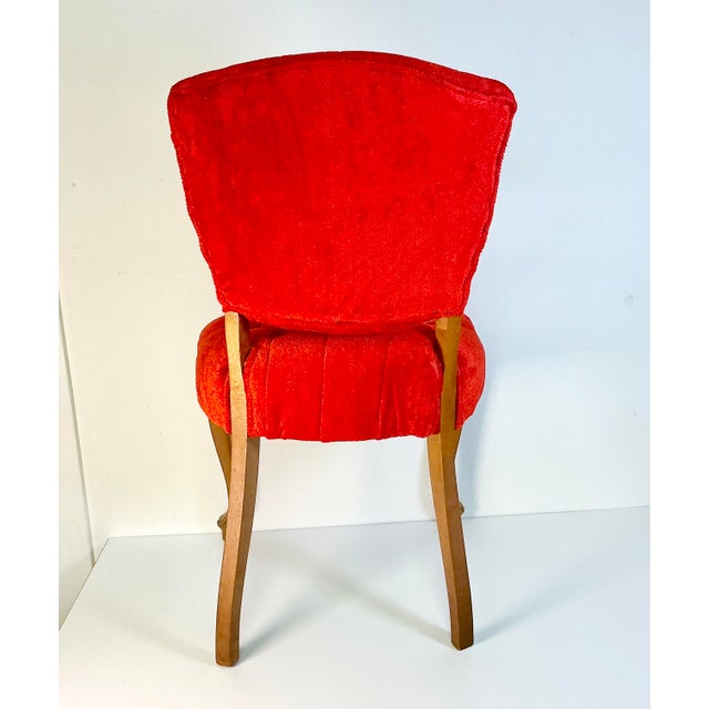 1960s Vintage French Provincial Hollywood Regency Boho Chic Boudoir Side Chair. For Sale - Image 11 of 13