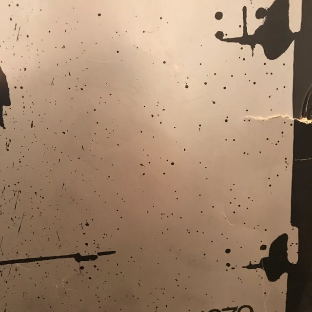 1970s Vintage Pop Art Painter Blue Sky Exhibition Lithograph For Sale - Image 6 of 7