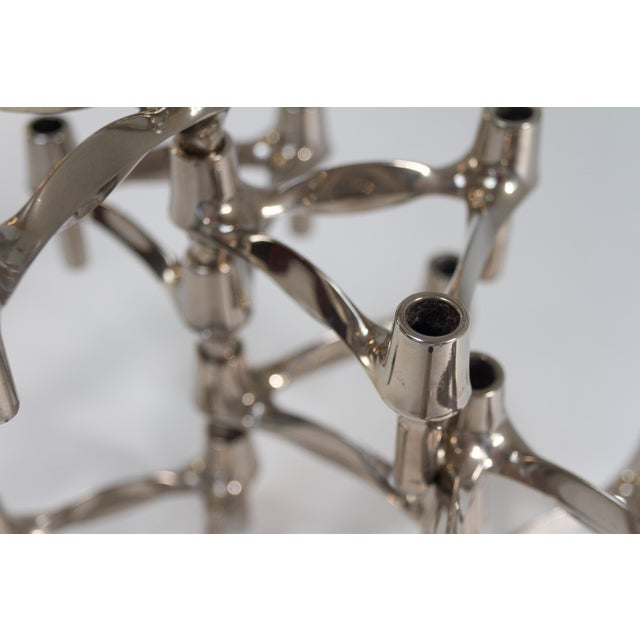 Vintage Modular Candleholders by Stoffi & Nagel for BMF, 1960s, Set of 8 For Sale - Image 9 of 18