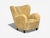 1940s Swedish Modern, Organic Lounge Chairs, Shearling, Wood, Sweden, 1940s For Sale - Image 5 of 12
