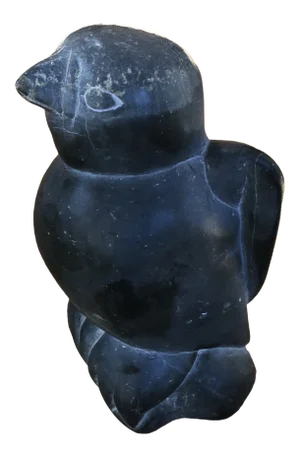 Mid 20th Century Eli Elijassiapik Soapstone Carving