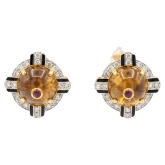 Gemstone details Diamond Weight: 0.30 cts Citrine Weight: 8.05cts 14K gold Net weight: 3.65 grams CODE: K