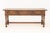 Italian Baroque Style Walnut Library Table, with three drawers on four turned wood legs conjoined by H-stretcher. 33.25" H...