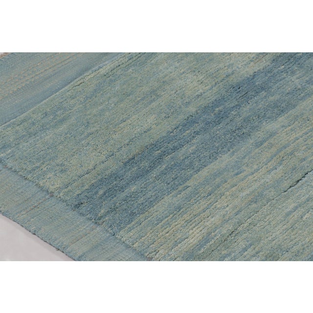 Contemporary Rug & Kilim’s Contemporary Oversized Rug in Beige and Blue Tones For Sale - Image 3 of 9
