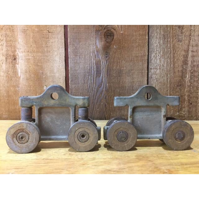 1900 - 1909 Antique Barn Door Roller Hardware For Sale - Image 5 of 11