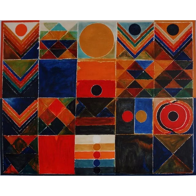 Morning Raga Lithograph by Sayed-Haider Raza, 2008 For Sale - Image 8 of 8