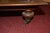 Auburn 1960s Barbara Baker Style 3 Tier Square Wood & Glass Top Table W/ Columns & on Castors For Sale - Image 8 of 18