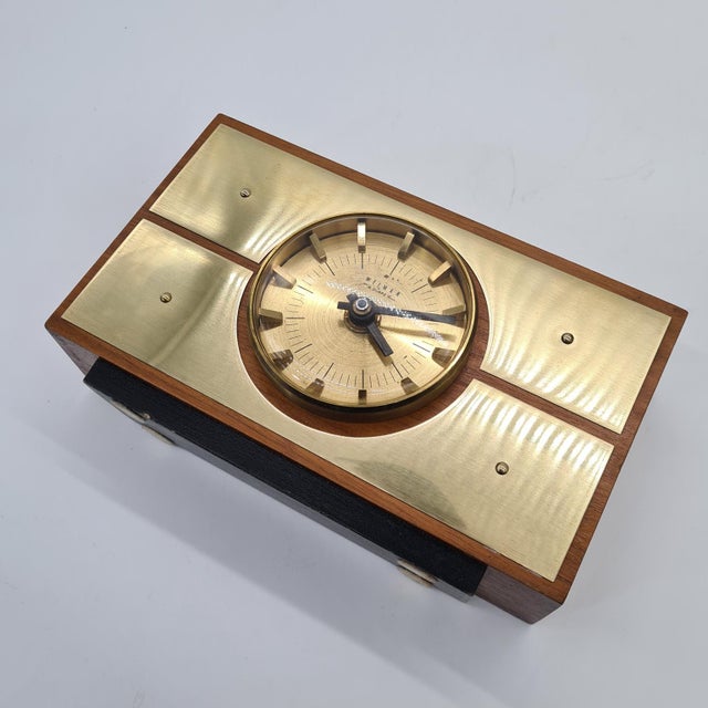 Modernist Table Clock from Weimar Quartz, Germany, 1970s For Sale - Image 11 of 14