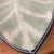Late 20th Century Late 20th Century Ceramic Glazed Leaf Shape With Internal Light Green Veining Centerpiece/Serving Platter by Clay House Pots For Sale - Image 5 of 12