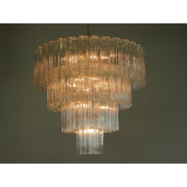 Italian Murano Glass Chandelier, 1980s, Set of 2 For Sale - Image 3 of 16
