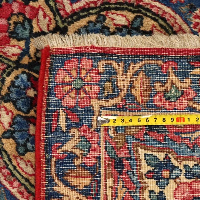 Vintage Kerman Laver Rug For Sale - Image 9 of 10