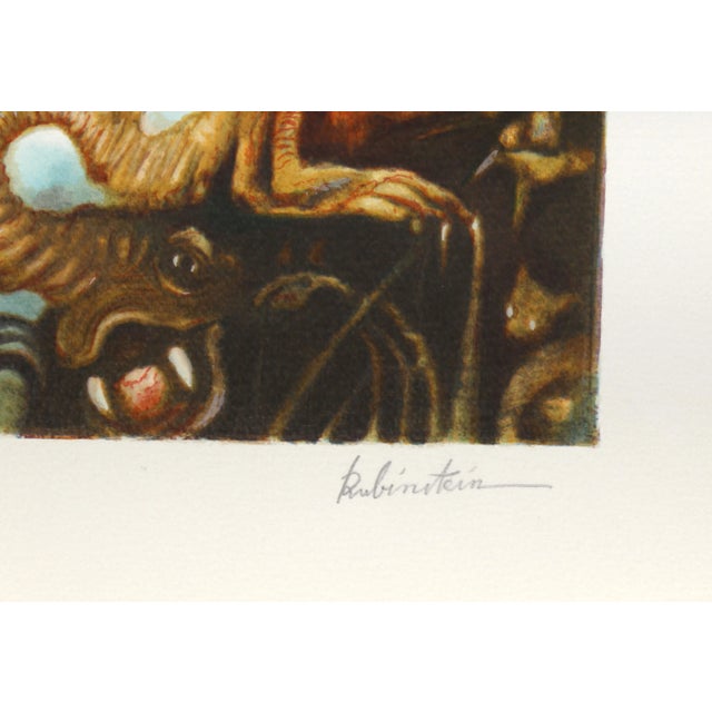 "Israel Rubinstein (1944 - ) Date: 1980 Screenprint on Arches, signed and numbered in pencil Edition of 350 Image Size: 25...