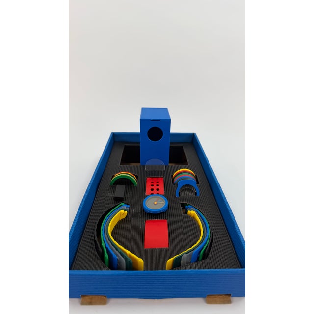 Rare 1995 Click Clock Complete Set by Verner Panton for Crival – Nos Swiss Design For Sale - Image 13 of 16