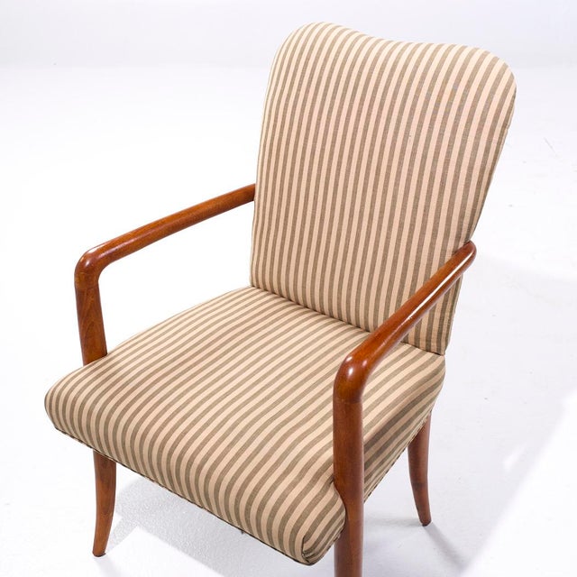 t.h. Robsjohn Gibbings Style Baker Milling Road Dining Chairs - Set of 6 For Sale - Image 11 of 12