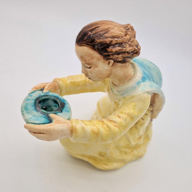 Ceramic Candlesticks by E. Roser for Karlsruhe Majolika, 1950s, Set of 2 For Sale - Image 15 of 18