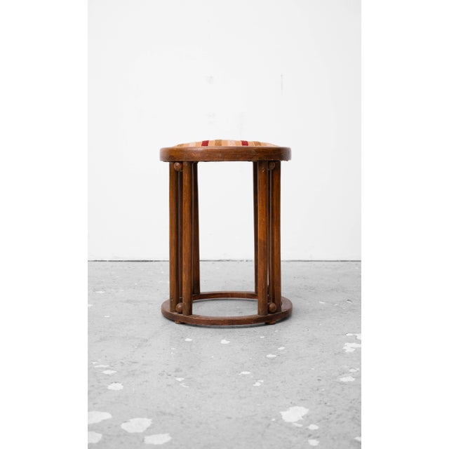 Wood Antique Art Nouveau Stools by Josef Hoffmann for Jacob & Josef Kohn, 1890s, Set of 4 For Sale - Image 7 of 12