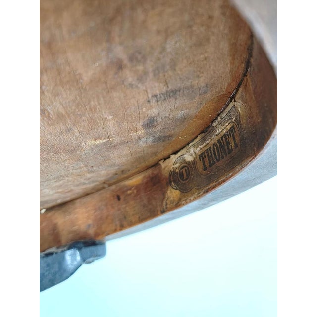 Bentwood Swivel Piano Stool from Thonet, Former Czechoslovakia, 1930s For Sale - Image 11 of 12