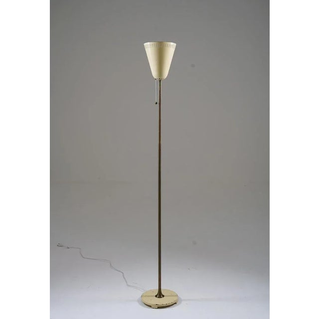 Uplight floor lamp by ASEA, Sweden, 1940s. Beautiful lamp with a minimalistic design with beautiful details. The base has...