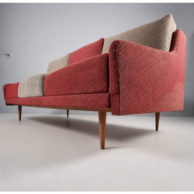 Vintage Fabric Sofa, 1970s For Sale - Image 9 of 9