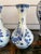 Pair Petite Vintage Delft Vases Blue & White Windmilll Hand Painted Bud Vases For Sale - Image 15 of 18