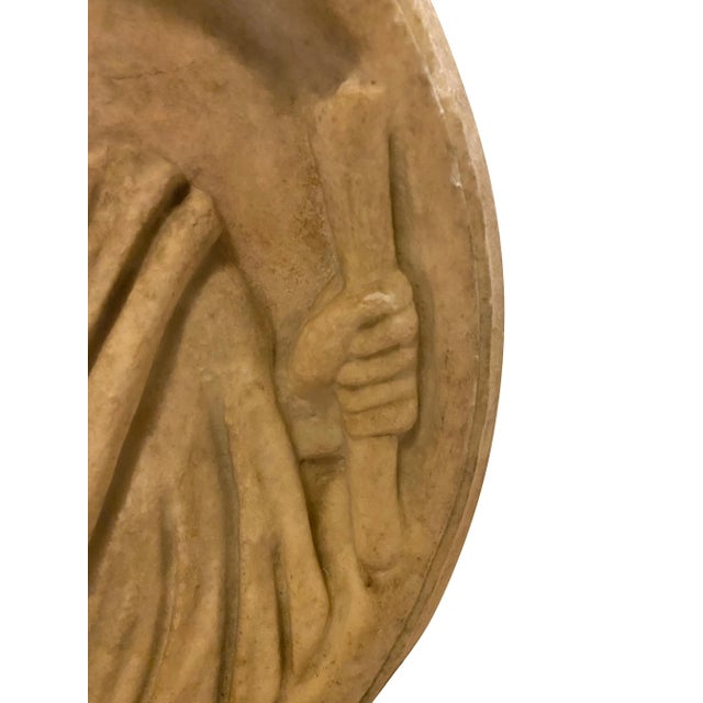 Ancient Roman Carved Marble Roundel For Sale - Image 4 of 11