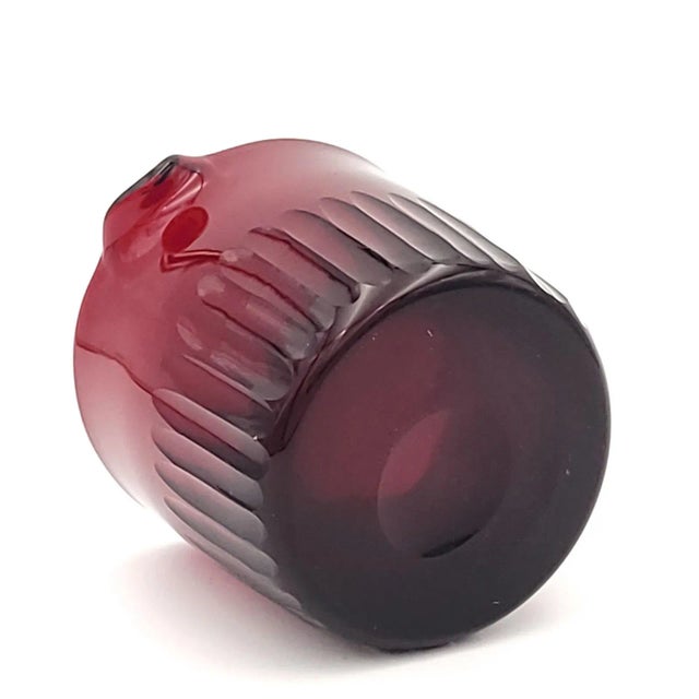 Red Glass Wine Rinser, Probably Georgian For Sale In San Francisco - Image 6 of 9