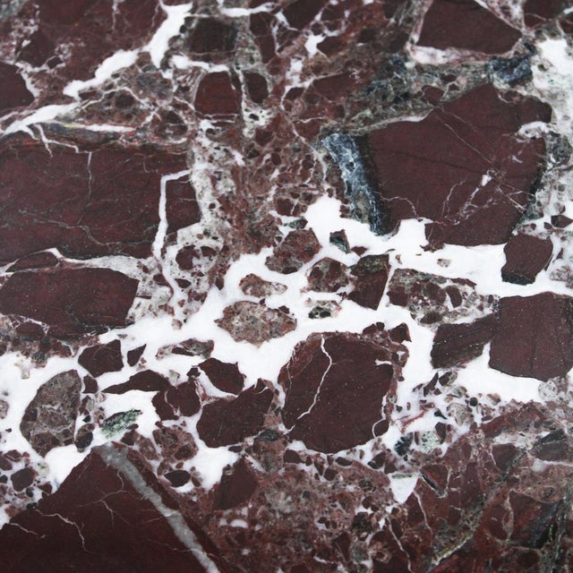 Modern Sideboards in Wood with Burgundy Marble Top, Italy, 2000, Set of 2 For Sale - Image 11 of 12