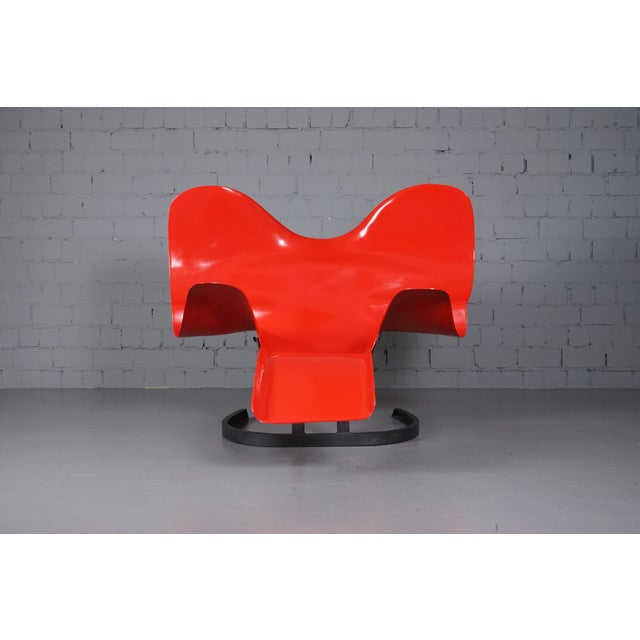A limited edition arm chair, known as "Fauteuil Éléphant" or "Elephant Chair", designed in 1966 by French artist and...