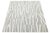 Abstract 8x10 Abstract Geometric Modern Flatweave Rug - Hand-Knotted Ivory & Slate Wool For Sale - Image 3 of 10