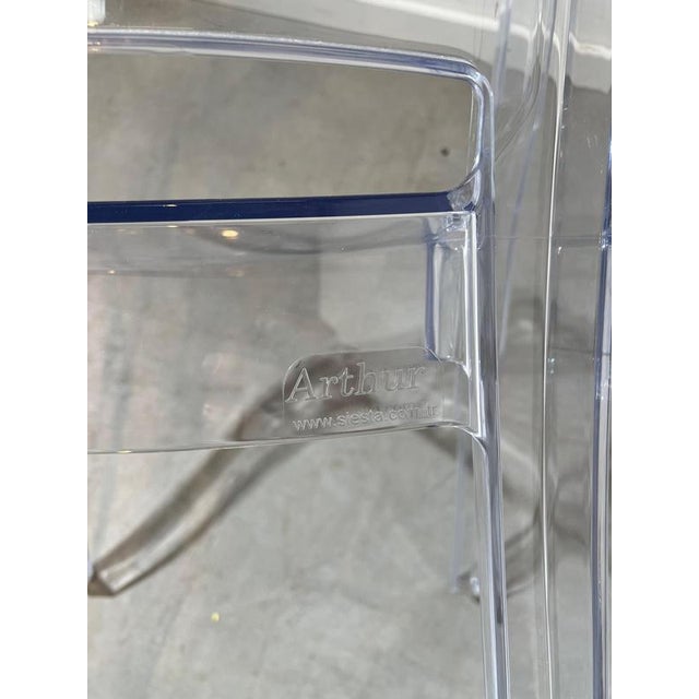 Transparent Arthur Armchair by Siesta For Sale - Image 5 of 6