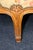 Wood Pair Antique Late 19th C Louis XV Style Aubusson Canopy Settees For Sale - Image 7 of 8