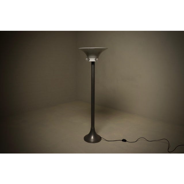 1960s Large Pewter Floor Lamp by Harald Buchrucker, 1960s For Sale - Image 5 of 11