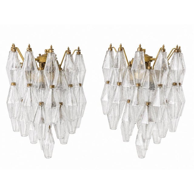 Italian Murano Glass Wall Sconces, 1990s, Set of 2 For Sale - Image 15 of 18
