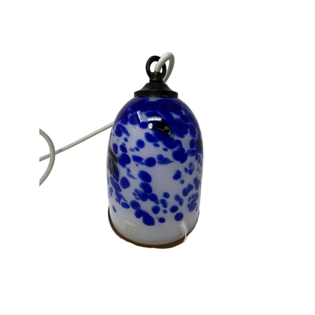 Neoclassical Murano Glass Pendant Bar Light For Sale - Image 3 of 7