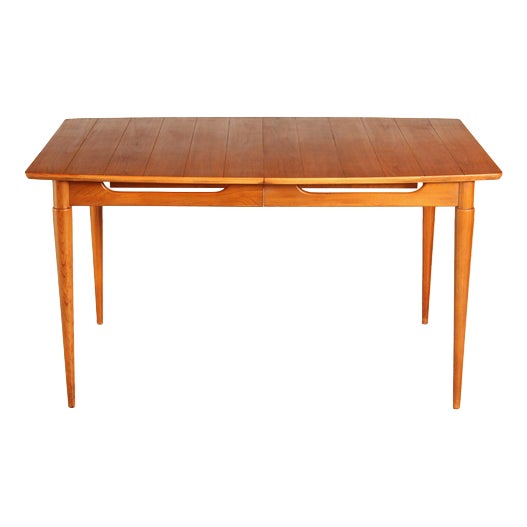 Mid-Century Modern Extendable Walnut Dining Table, 1960s For Sale