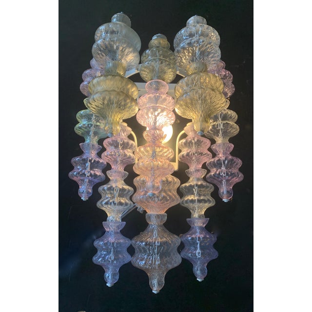 Modular Wall Lamp from Seguso, 1960s For Sale - Image 9 of 11