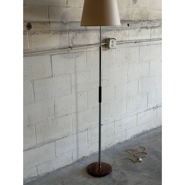 Rosewood Floor Lamp Danish Mid-Century Modern 1970s For Sale - Image 9 of 12