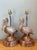 Vintage Glazed Ceramic Pelican Lamps - A Pair For Sale - Image 9 of 12