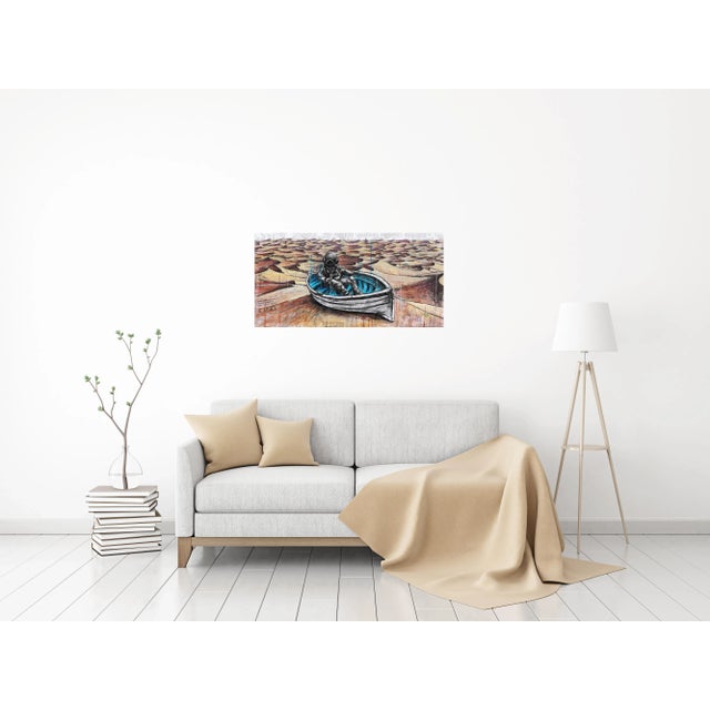 Wood "A Theory of Motivation" Original Artwork by Robert Lebsack For Sale - Image 7 of 9