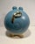 Vintage Smith Studio Art Pottery Blue Ceramic Piggy Bank For Sale In Los Angeles - Image 6 of 10
