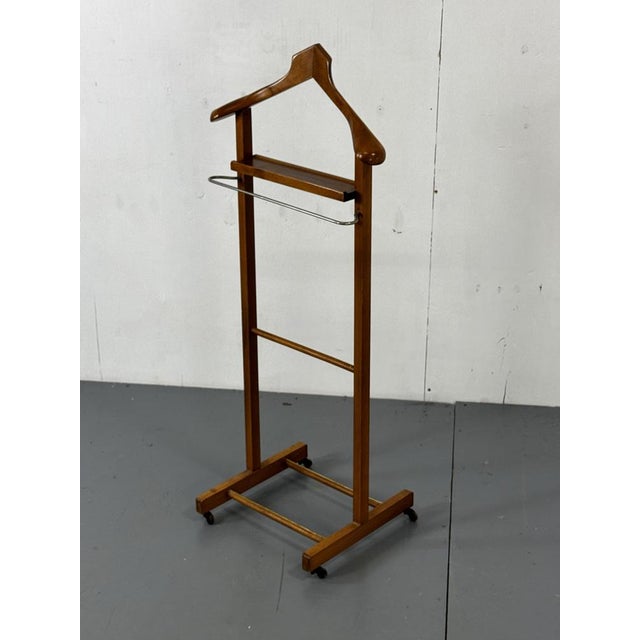 Mid-Century Modern Italian Beech Dressboy Valet Stand, 1960s For Sale - Image 15 of 15