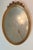 French Country 1970s Rococo Style Gold Oval Wall "Bow" Mirror For Sale - Image 3 of 14