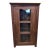 Solid Reclaimed Wood Curio Cabinet For Sale